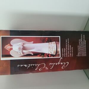 Elegant Angel Figurine with Gold Accents